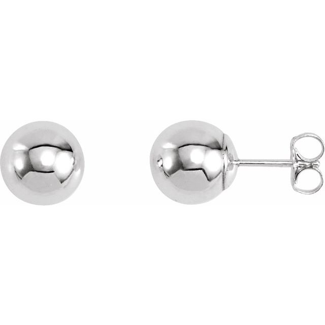 Sterling Silver 3 mm Ball Stud Earrings