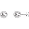 Sterling Silver Polished 3 mm Ball Stud Earrings