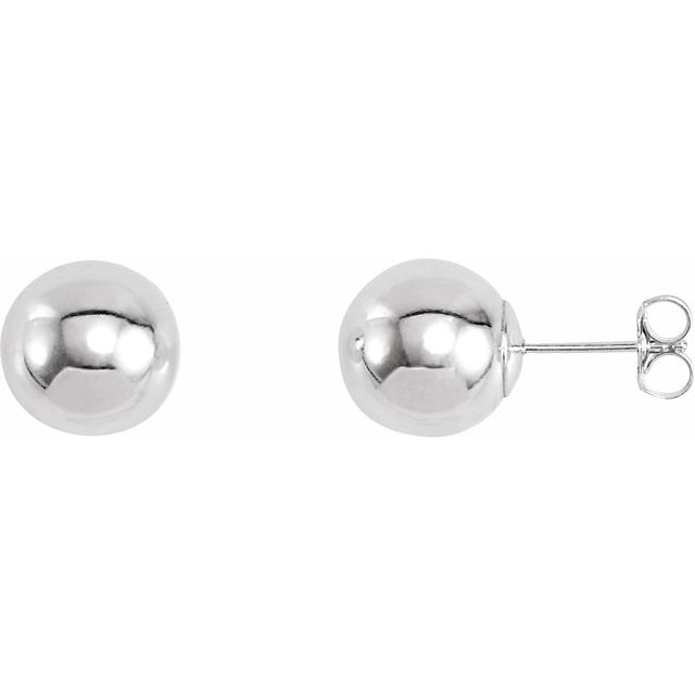 Sterling Silver 3 mm Ball Stud Earrings