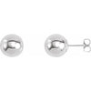 Sterling Silver Polished 3 mm Ball Stud Earrings