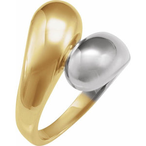 14K Gold Bypass Ring - Options Available