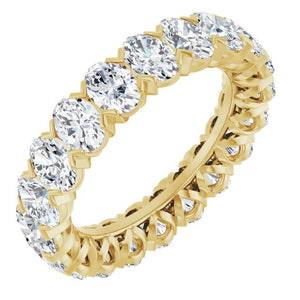 14K Gold Lab-Grown Diamond Eternity Ring - Options Available