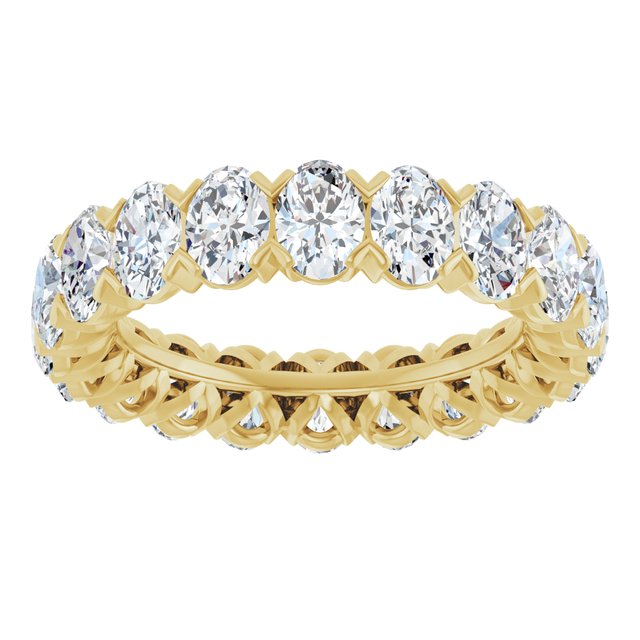 14K Gold Lab-Grown Diamond Eternity Ring - Options Available