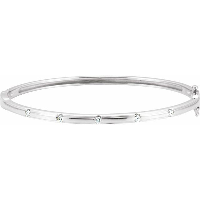 14K Gold Natural Diamond Bracelet - Options Available