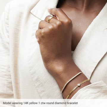 14K White