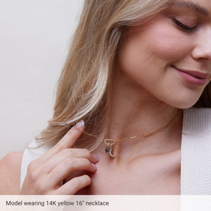 14K Gold Charm Necklace