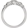 Platinum Claddagh Ring