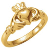 Platinum Claddagh Ring