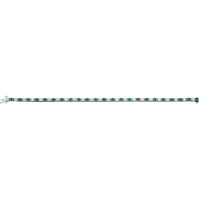 14K Gold Line Bracelet - Options Available