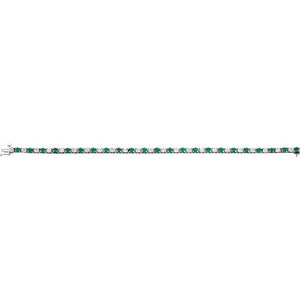 14K Gold Line Bracelet - Options Available
