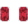 14K Yellow Gold Natural Pink Tourmaline Earrings â€“ Elegant Design