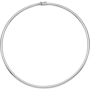 14K White Gold 4 mm 16