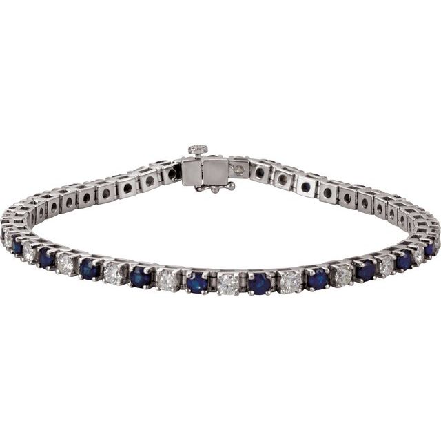 14K Gold Line Bracelet - Options Available