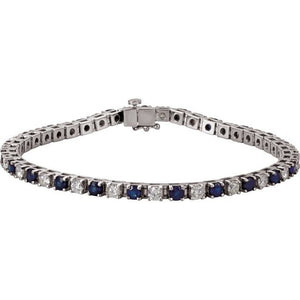 14K Gold Line Bracelet - Options Available