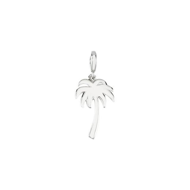 14K Gold Palm Tree Charm/Pendant