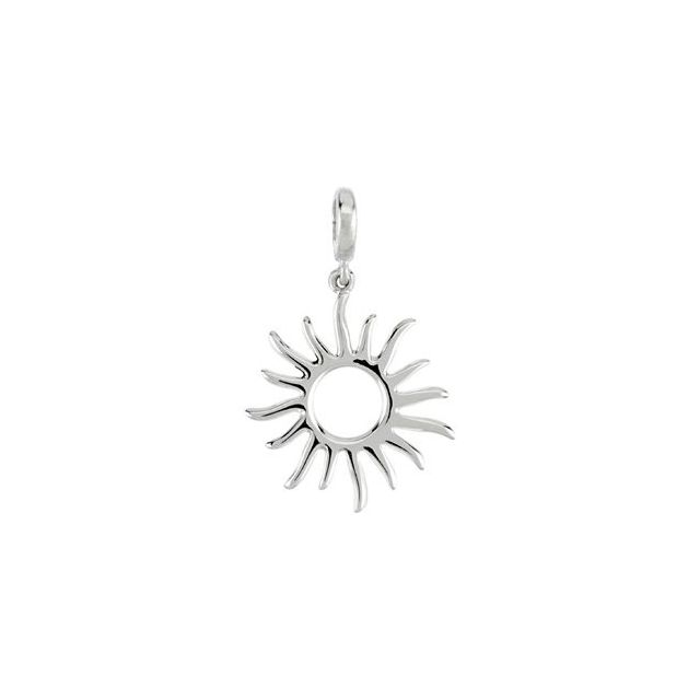 14K Gold Sun Charm/Pendant - Options Available