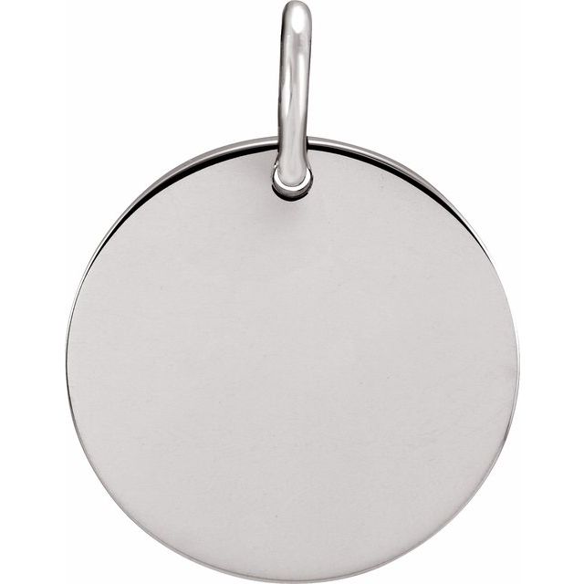 14K Gold Circle Charm/Pendant