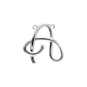 14K Gold Script Initial Pendant - Options Available