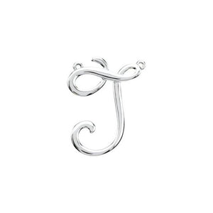 14K Gold Script Initial Pendant - Options Available