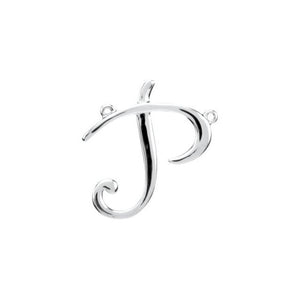 14K Gold Script Initial Pendant - Options Available
