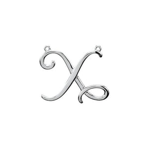 14K Gold Script Initial Pendant - Options Available