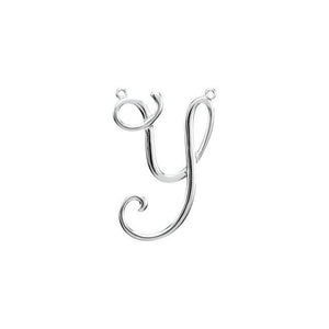 14K Gold Script Initial Pendant - Options Available