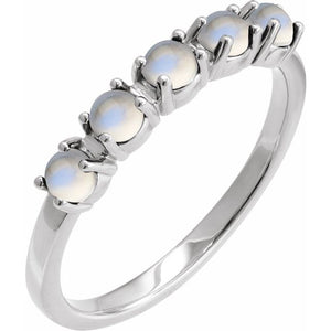 14K Gold, Sterling Silver & Platinum Stackable Rings - Options Available