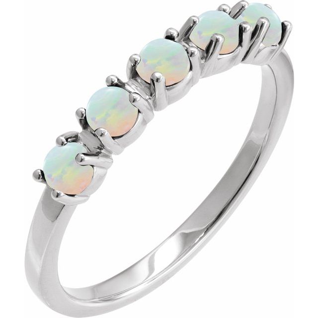 14K Gold, Sterling Silver & Platinum Stackable Rings - Options Available