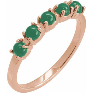 14K Gold, Sterling Silver & Platinum Stackable Rings - Options Available