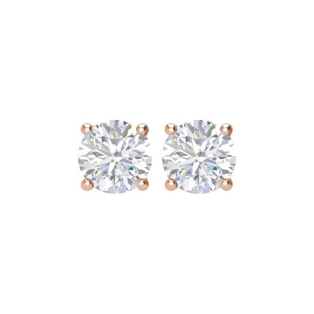 14K White Gold Diamond Stud Earrings â€“ 1/5 CTW Sparkle