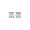 14K White 3mm 1/5 CTW Natural Diamond Stud Earrings