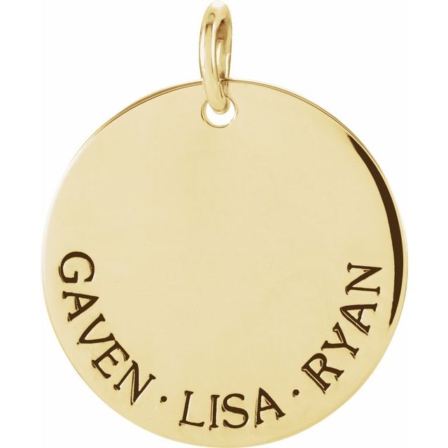 Posh Mommy Engravable Disc