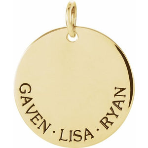 Posh Mommy Engravable Disc