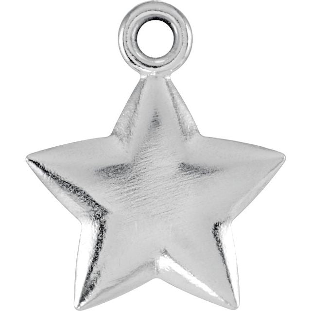 14K Gold Star Dangle
