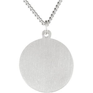 Sterling Silver 25 mm St. Michael Protection Medal - Faithful Elegance