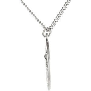 Sterling Silver 25 mm St. Michael Protection Medal - Faithful Elegance