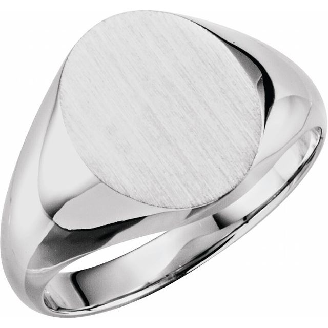 14K Gold Signet Ring