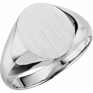 14K Gold Signet Ring