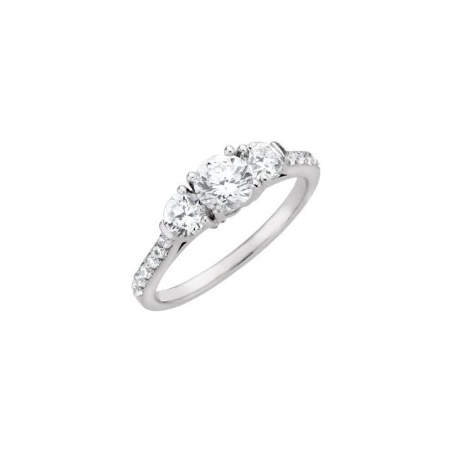 14K Gold Natural Diamond Matching Band - Options Available