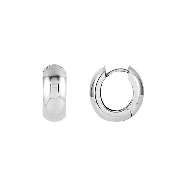 14K Gold Hinged Earrings