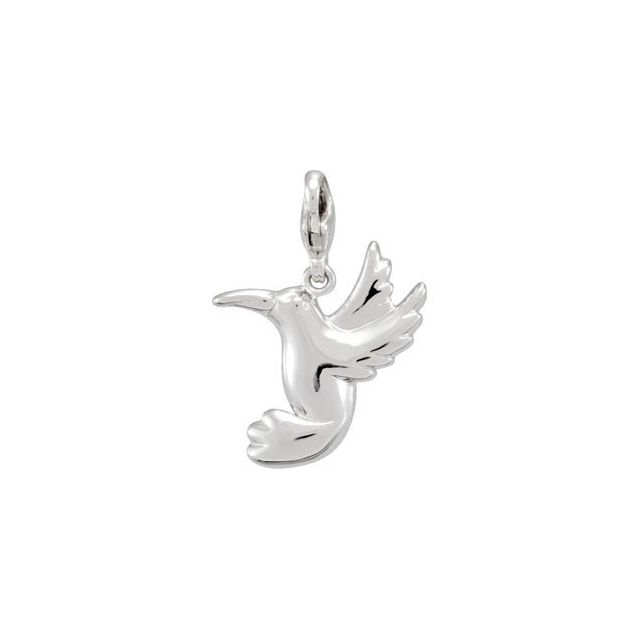 14K Gold Hummingbird Charm/Pendant
