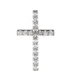 14K Yellow Gold Petite Cross Pendant with 1/2 CTW Natural Diamonds