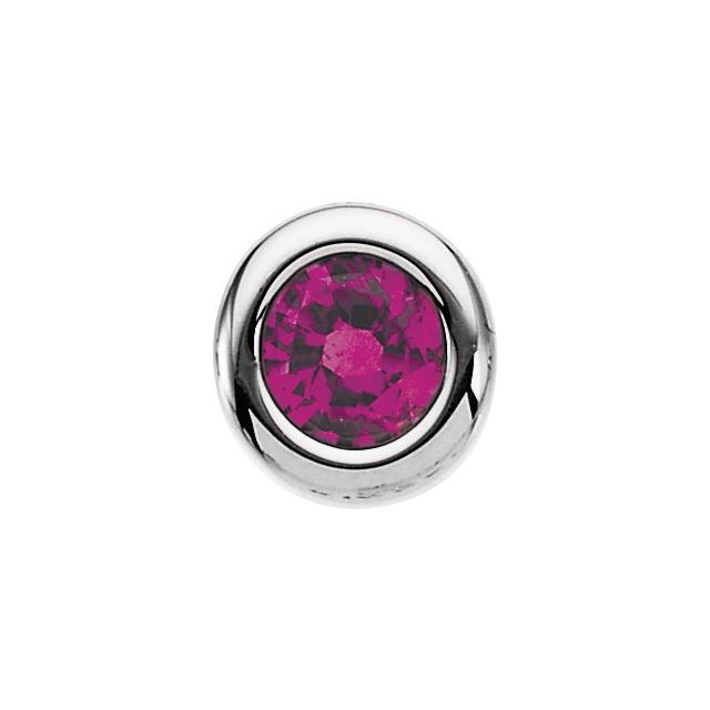 Imitation Garnet Birthstone Pendant