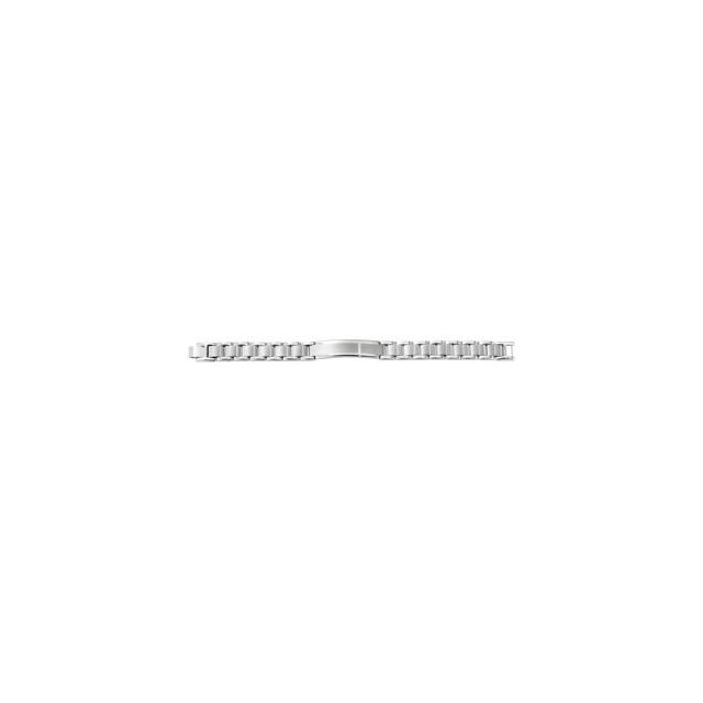 Stainless Steel 53x11.7  mm Identification 8" Bracelet