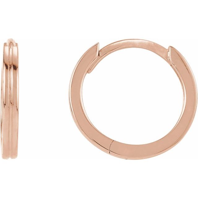 14K Gold Hoop Earrings - Options Available