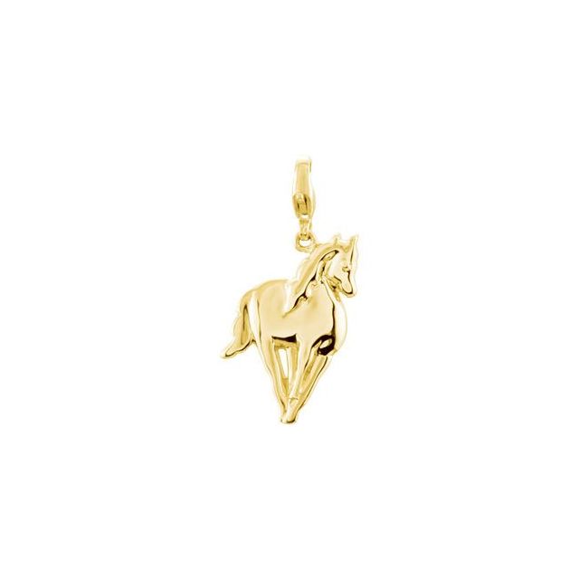 14K Gold Horse Charm/Pendant