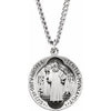 14K Yellow Gold 18.5 mm St. Benedict Pendant - Symbol of Faith and Protection