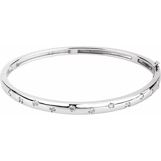 14K Gold Natural Diamond Bracelet