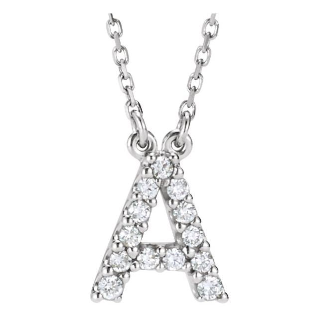 14K Gold Natural Diamond Necklace - Options Available