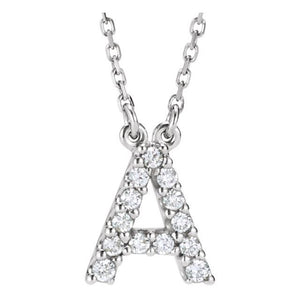 14K Gold Natural Diamond Necklace - Options Available